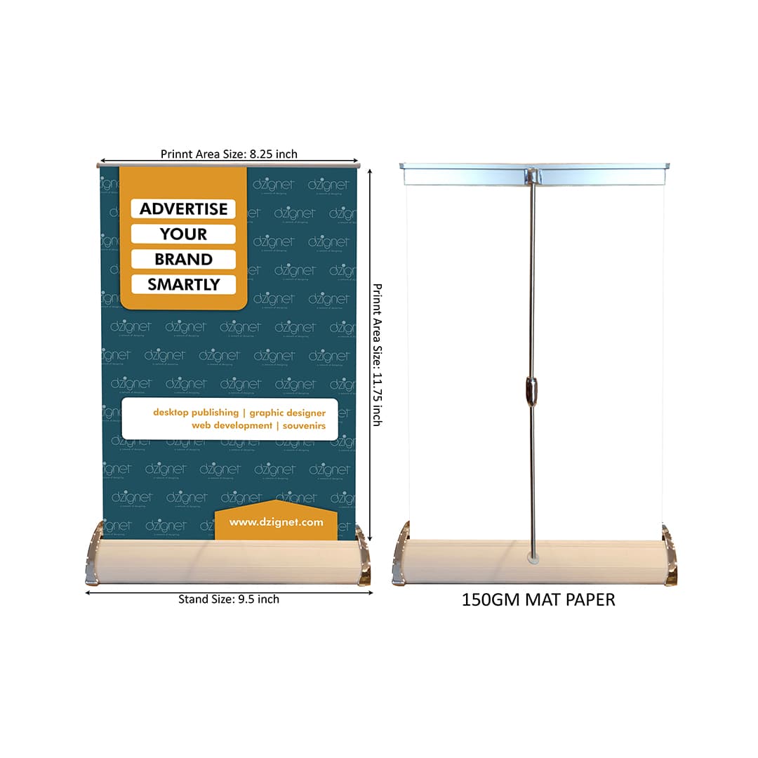 Small Desktop Rollup Stands