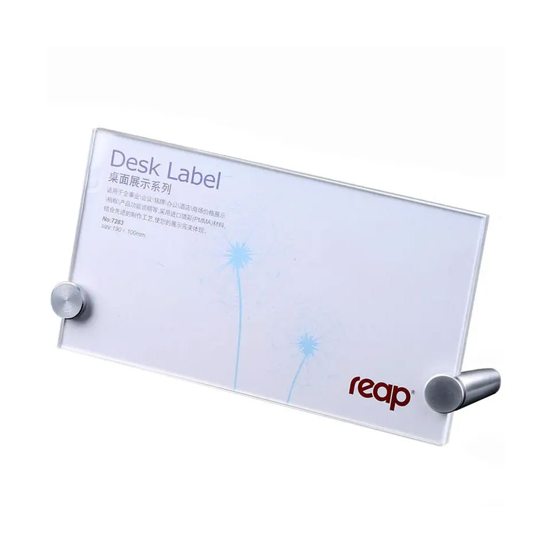 Desk Label Stand Card Table Holder Price Sign