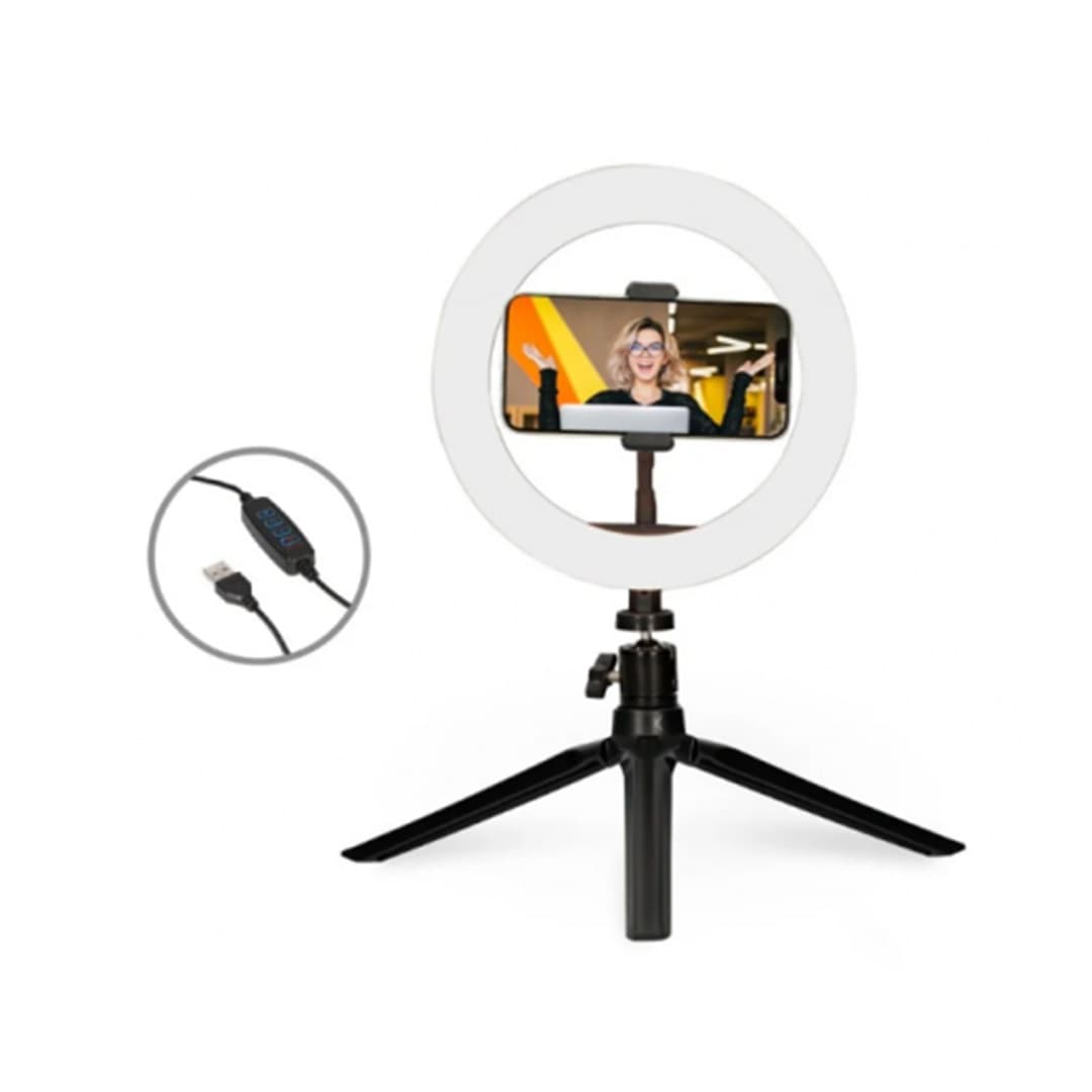 20 Cm Ringlight With Tripod Stand