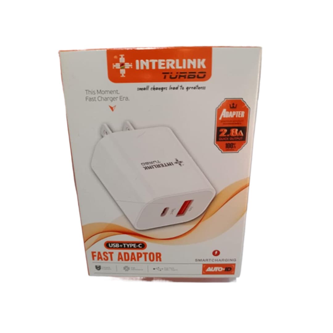 Interlink Turbo Type-C Wireless Fast Mobile Charger