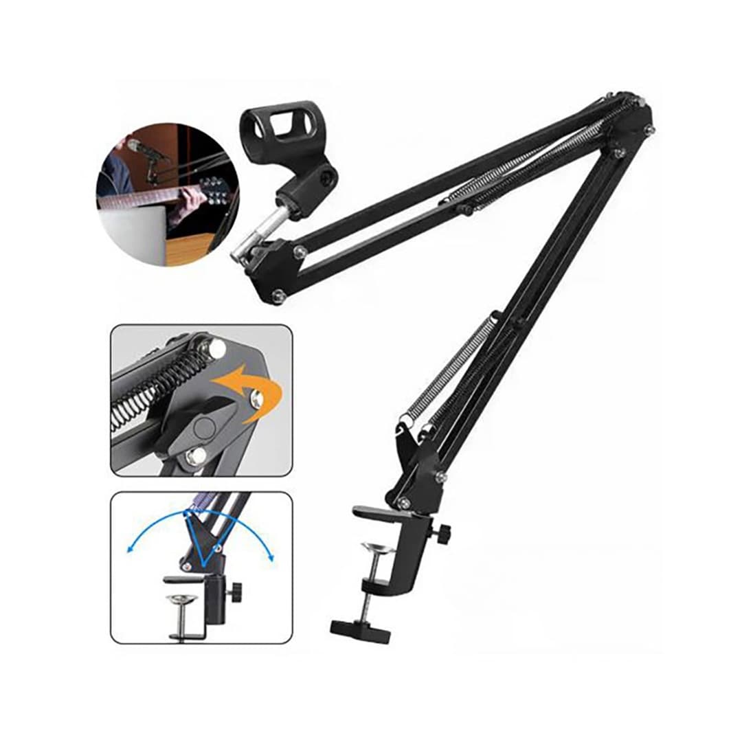 SYGA 35 Metal Cantilever Microphone Stand (Black)