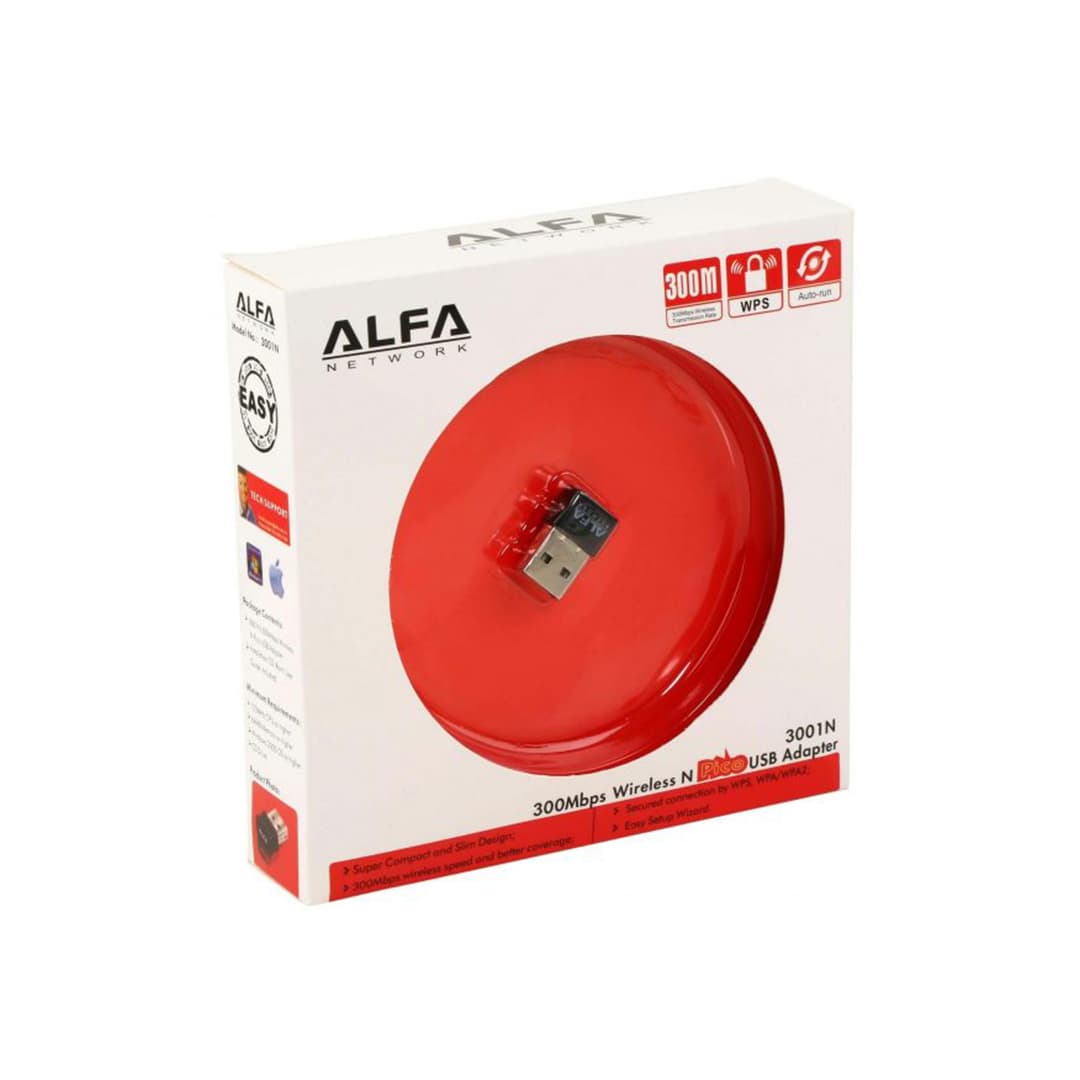 Alfa Wifi USB Adapter Mini 300 Mbps