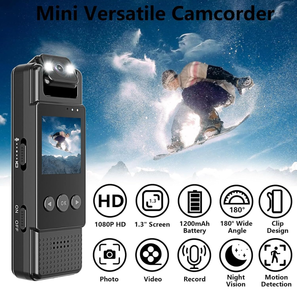 L12 Mini Body Camera 1080p Wifi Night Vision