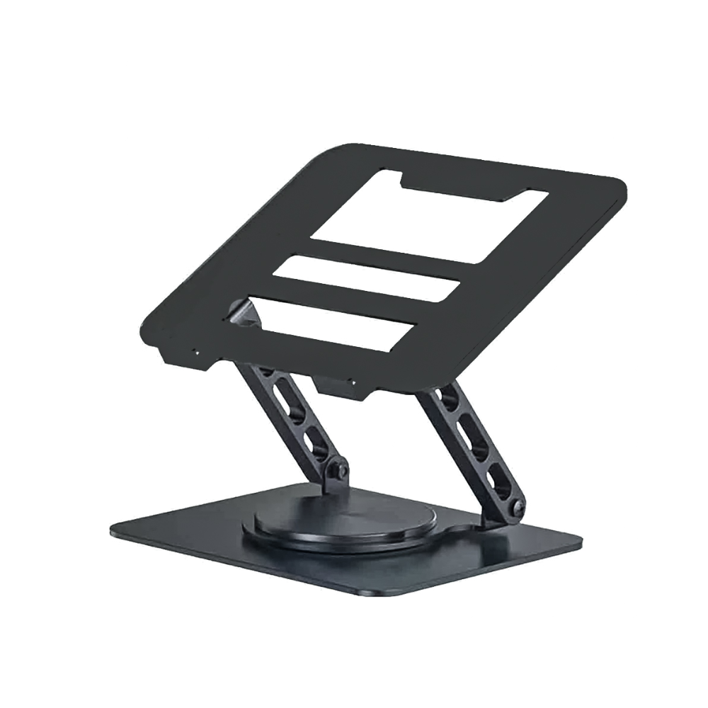 360° Rotating Adjustable Laptop Stand - 15'' Portable Carbon Steel