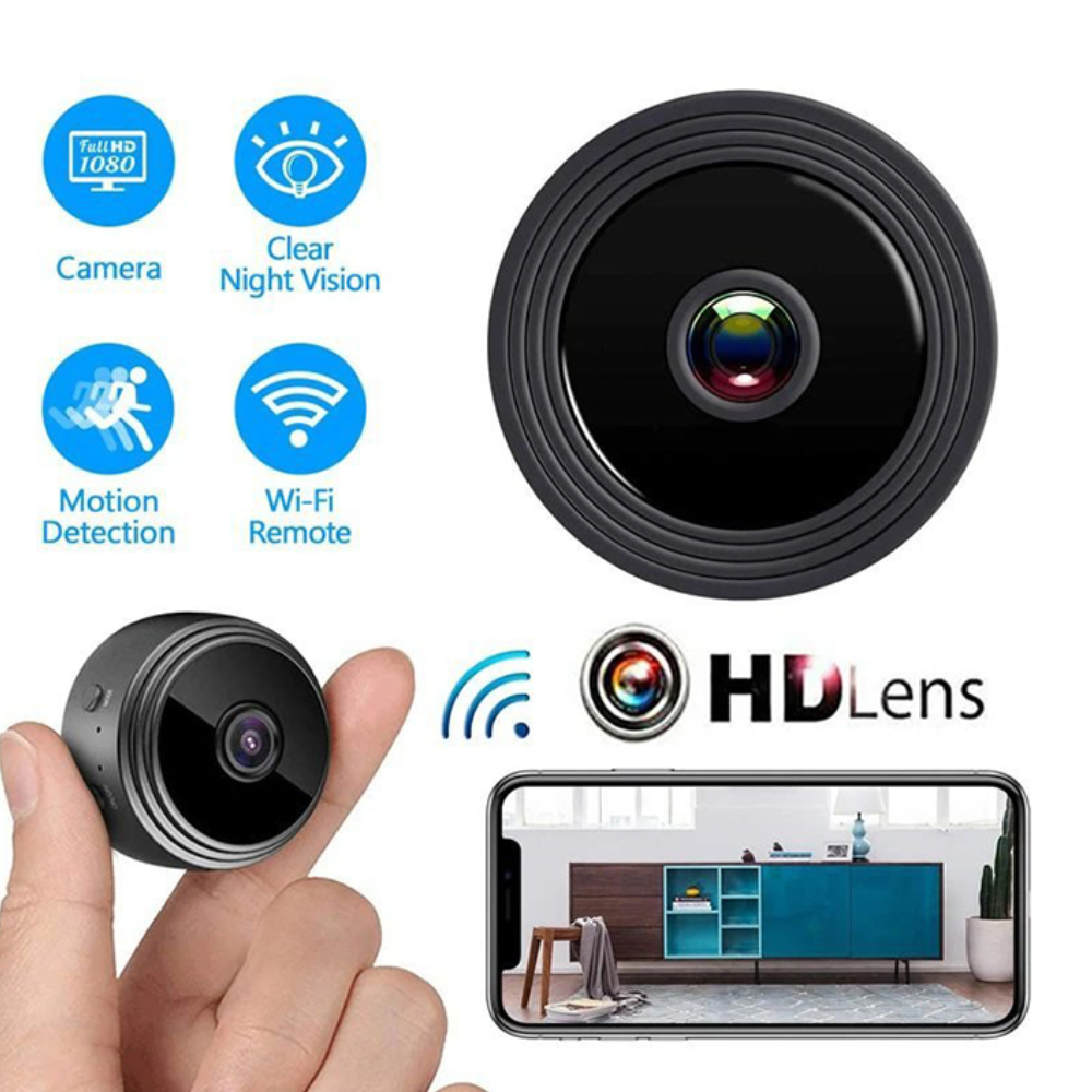 New A9 1080p Hd 2mp Wifi Mini Camera With Pix-Link Cam App