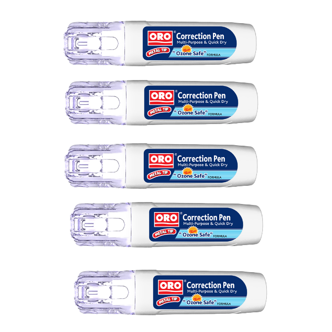 ORO Correction Pen-Pack of 5