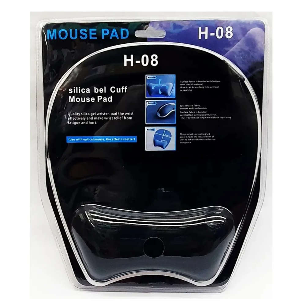 H08 Gel Mouse Pad With Wrist Pad
